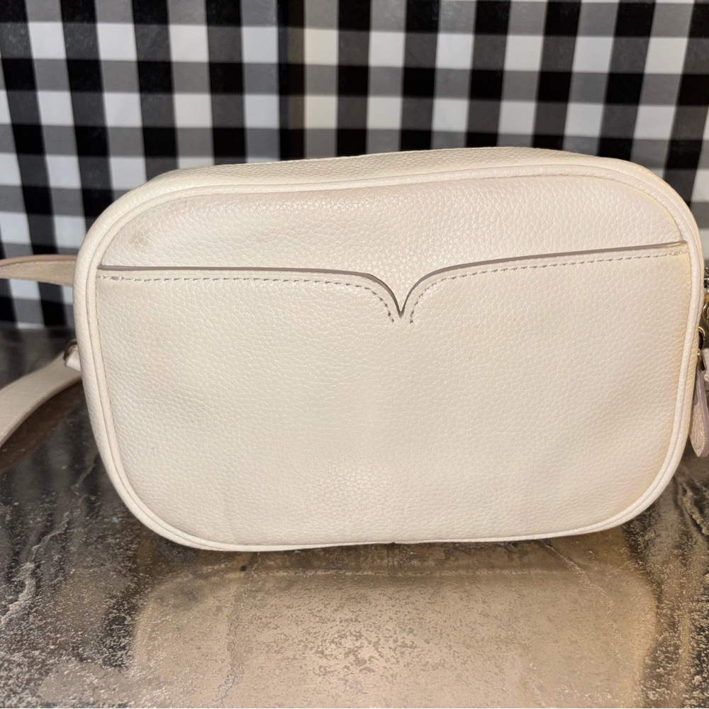kate spade New York Astrid Medium Ivory Pebbled Leather Crossbody Bag - Picture 3 of 8